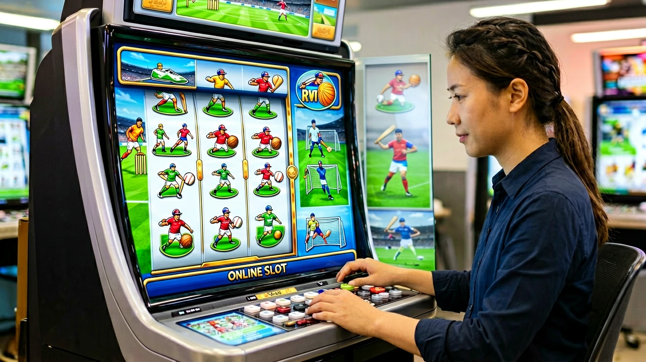 RTP နှင့် volatility မတူသည့် စလော့ဂိမ်းမျက်နှာပြင်နှစ်ခုကို နှိုင်းယှဉ်ထားသည့် မြင်ကွင်း